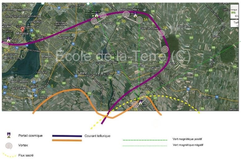 carte monts avec copyRight